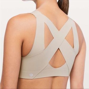 Lululemon Enlite Bra | 36DD | Barely Beige